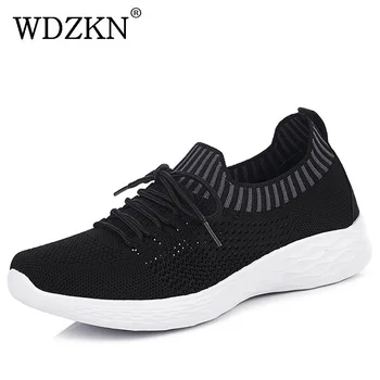 WDZKN Women Flat Shoes Summer Breathable Mesh Knitting Sock Sneakers Female Lightweight Round Toe Ballet Flats Casual Shoes
WDZKN Women Flat Shoes Summer Breathable Mesh Knitting Sock Sneakers Female Lightweight Round Toe Ballet Flats Casual Shoes