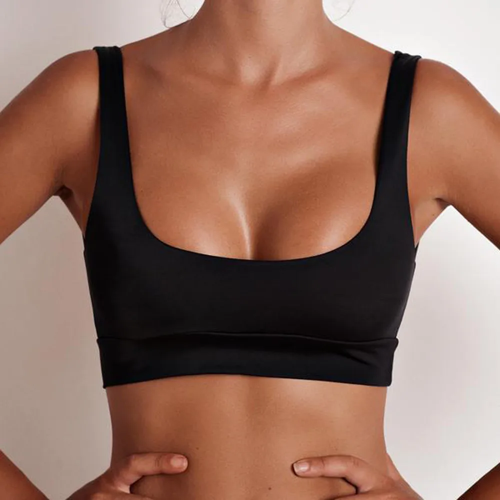 Workout Cropped Tops Women Sexy Bra Croptop Summer Black Tank Tops Sleeveless T-Shirt Sports Vest Crop Top Blouse haut femme
Workout Cropped Tops Women Sexy Bra Croptop Summer Black Tank Tops Sleeveless T-Shirt Sports Vest Crop Top Blouse haut femme