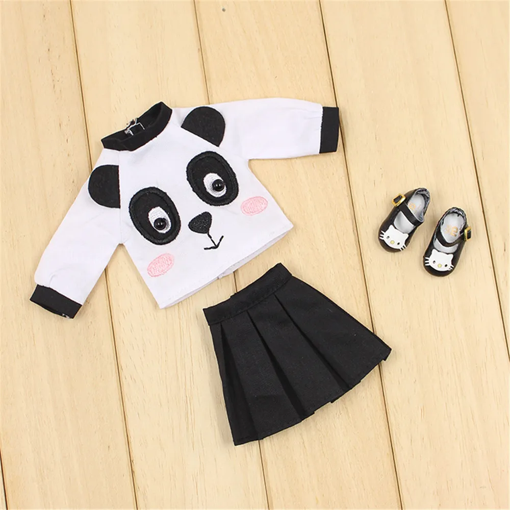 Blythe doll Clothes Panda theme skirt, two piece set, suitable for 1/6 30cm ICY joint normal Azone body doll
Blythe doll Clothes Panda theme skirt, two piece set, suitable for 1/6 30cm ICY joint normal Azone body doll