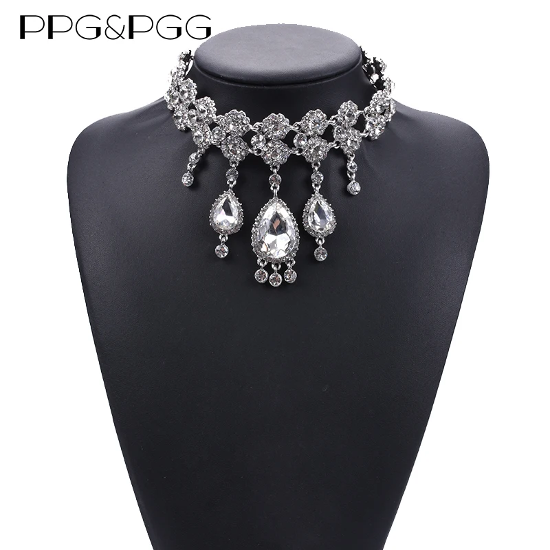 PPG&PGG Luxury Wide Shinning Chokers 2019 New Maxi Statement Necklace Layer Wedding Women Wholesale
PPG&PGG Luxury Wide Shinning Chokers 2019 New Maxi Statement Necklace Layer Wedding Women Wholesale