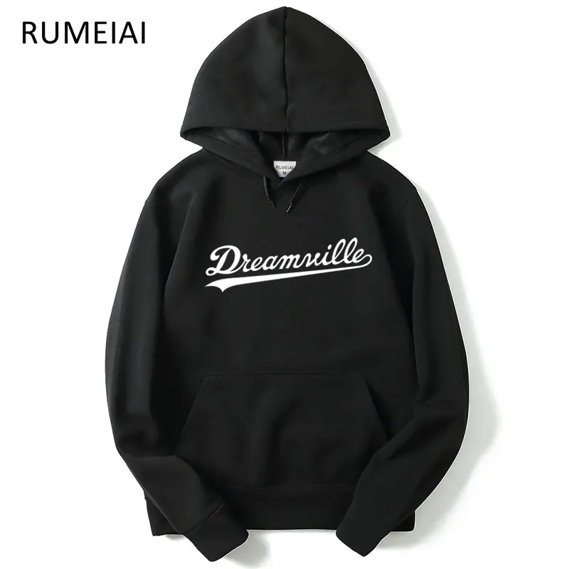 RUMEIAI 2019 New Dreamville Records Hoodies Sudaderas Hombre Men's Hooded Sweatshirt Black/gray Cotton Tracksuit Brand Clothing
RUMEIAI 2019 New Dreamville Records Hoodies Sudaderas Hombre Men's Hooded Sweatshirt Black/gray Cotton Tracksuit Brand Clothing