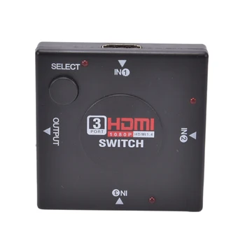 3 input 1 Output Box HDMI Selector for PS4 Smart HDTV 1080P Mini 3 Port HDMI Switch Switcher Splitter
3 input 1 Output Box HDMI Selector for PS4 Smart HDTV 1080P Mini 3 Port HDMI Switch Switcher Splitter