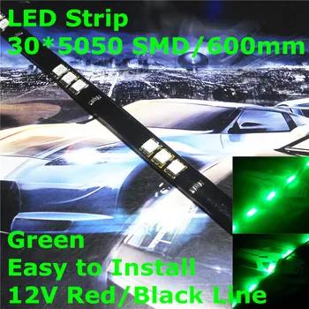 Stock Shipping New 12V Car LED Decoration Soft Strip 600mm Green Color(30*5050 SMD) For Out/In Door Signal Atmosphere Light
Stock Shipping New 12V Car LED Decoration Soft Strip 600mm Green Color(30*5050 SMD) For Out/In Door Signal Atmosphere Light