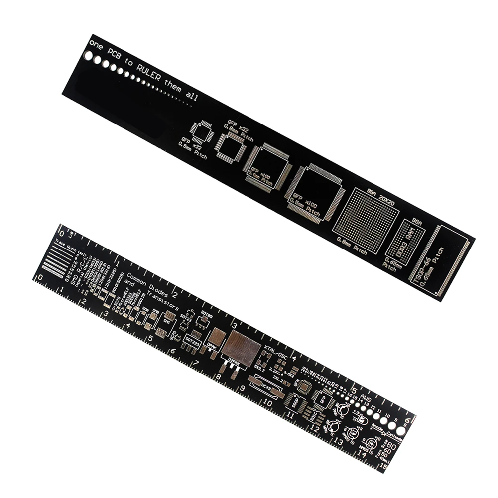 PCB Ruler For Electronic Engineers For Geeks Makers For Arduino Fans PCB Reference Ruler PCB Packaging Units v2 - 6
PCB Ruler For Electronic Engineers For Geeks Makers For Arduino Fans PCB Reference Ruler PCB Packaging Units v2 - 6