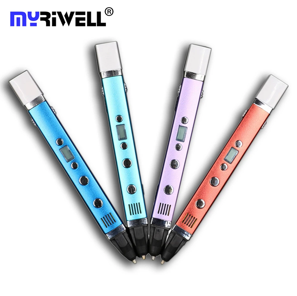 Myriwell 3D pen USB Power 3D Pen Doodler DIY Drawing Smart Drawing Pen +100M Filament 3D Pens for Kids Gift
Myriwell 3D pen USB Power 3D Pen Doodler DIY Drawing Smart Drawing Pen +100M Filament 3D Pens for Kids Gift