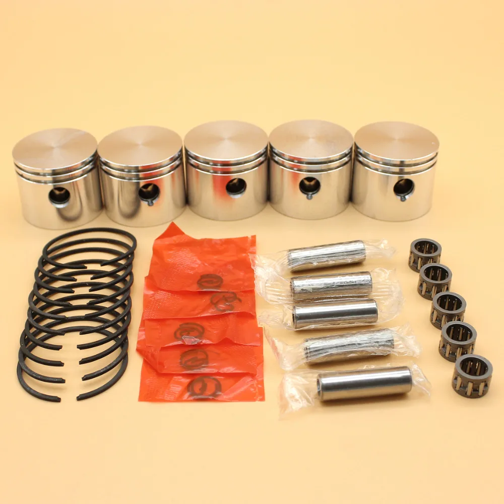 5Set 41mm Piston Rings Bearing Engine Kit For Partner 350 351 220 221 260 352 370 390 420 Chainsaws
5Set 41mm Piston Rings Bearing Engine Kit For Partner 350 351 220 221 260 352 370 390 420 Chainsaws
