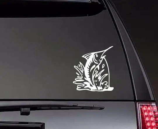 Marlin рыба прыгающая из воды рыбалка автомобильные наклейки виниловые декоративные наклейки водонепроницаемые съемные кузова автомобиля декоративные наклейки ZP0575
Marlin рыба прыгающая из воды рыбалка автомобильные наклейки виниловые декоративные наклейки водонепроницаемые съемные кузова автомобиля декоративные наклейки ZP0575
