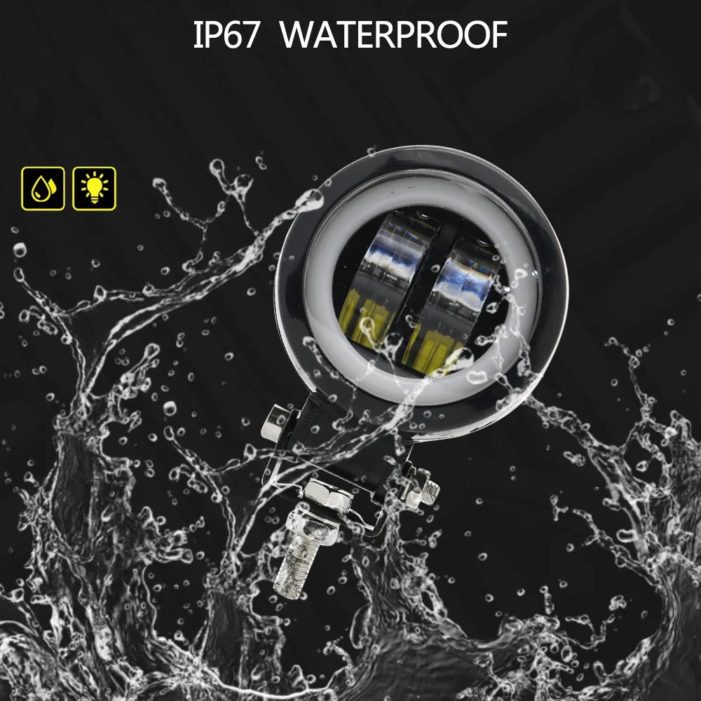20W 6500k Led work light Bar spot lamp Waterproof Round LED Angel Eyes Light for Motorcycle Jeep ATV
20W 6500k Led work light Bar spot lamp Waterproof Round LED Angel Eyes Light for Motorcycle Jeep ATV