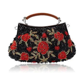 Vintage Women's Handmade Flower Embroidered Handbag Day Clutches Evening Bags Party Different Colors Shoulder Bags
Vintage Women's Handmade Flower Embroidered Handbag Day Clutches Evening Bags Party Different Colors Shoulder Bags