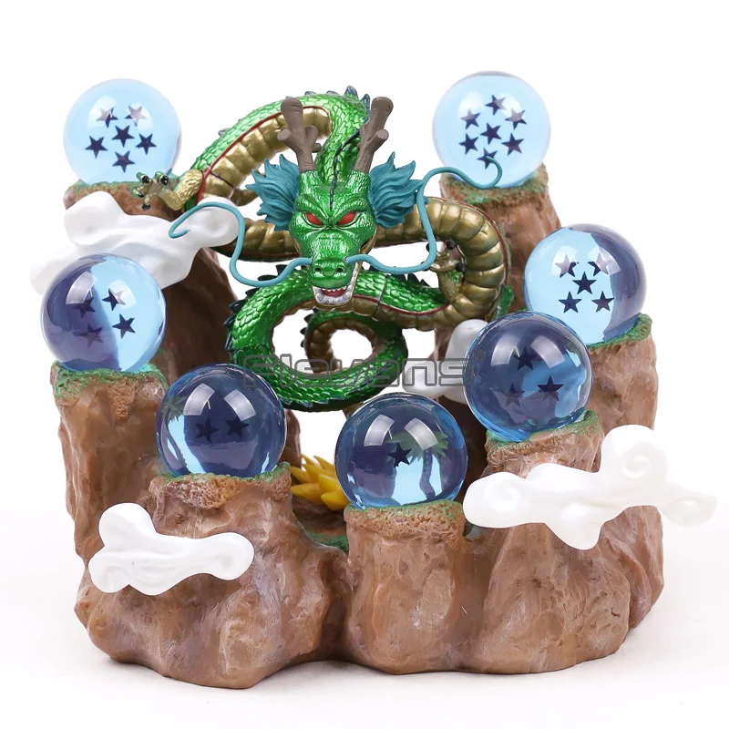 Dragon Ball Shenron Figure with 7 Stars Crystal Balls + Mountain Stand DBZ Collectible Figure Set Model Toy (NO BOX)
Dragon Ball Shenron Figure with 7 Stars Crystal Balls + Mountain Stand DBZ Collectible Figure Set Model Toy (NO BOX)