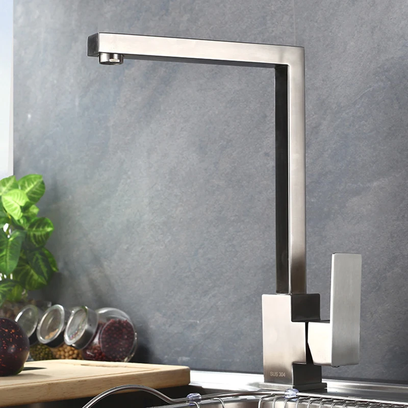 kitchen High-quality 304 stainless steel brushed basin faucet 360 degree rotary table wash a faucet,hot and cold mixer taps
kitchen High-quality 304 stainless steel brushed basin faucet 360 degree rotary table wash a faucet,hot and cold mixer taps