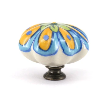 Dia 43mm Floral hand painted ceramic pumpkin knobs Cupboard cabinet Knob drawer Dresser handles Closet pulls
Dia 43mm Floral hand painted ceramic pumpkin knobs Cupboard cabinet Knob drawer Dresser handles Closet pulls