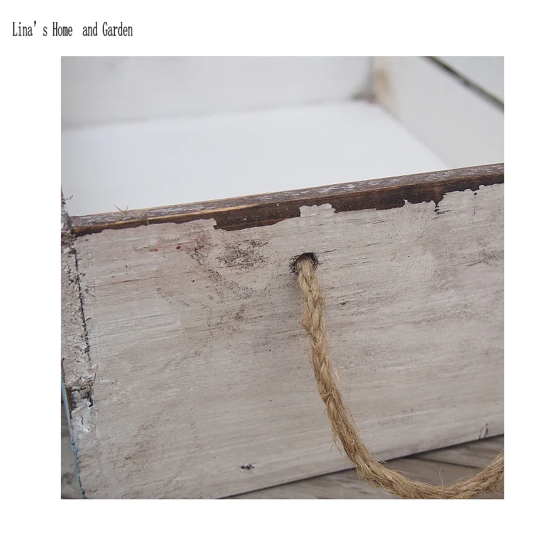distressed painted handmade solid small decor wood crate (6)
