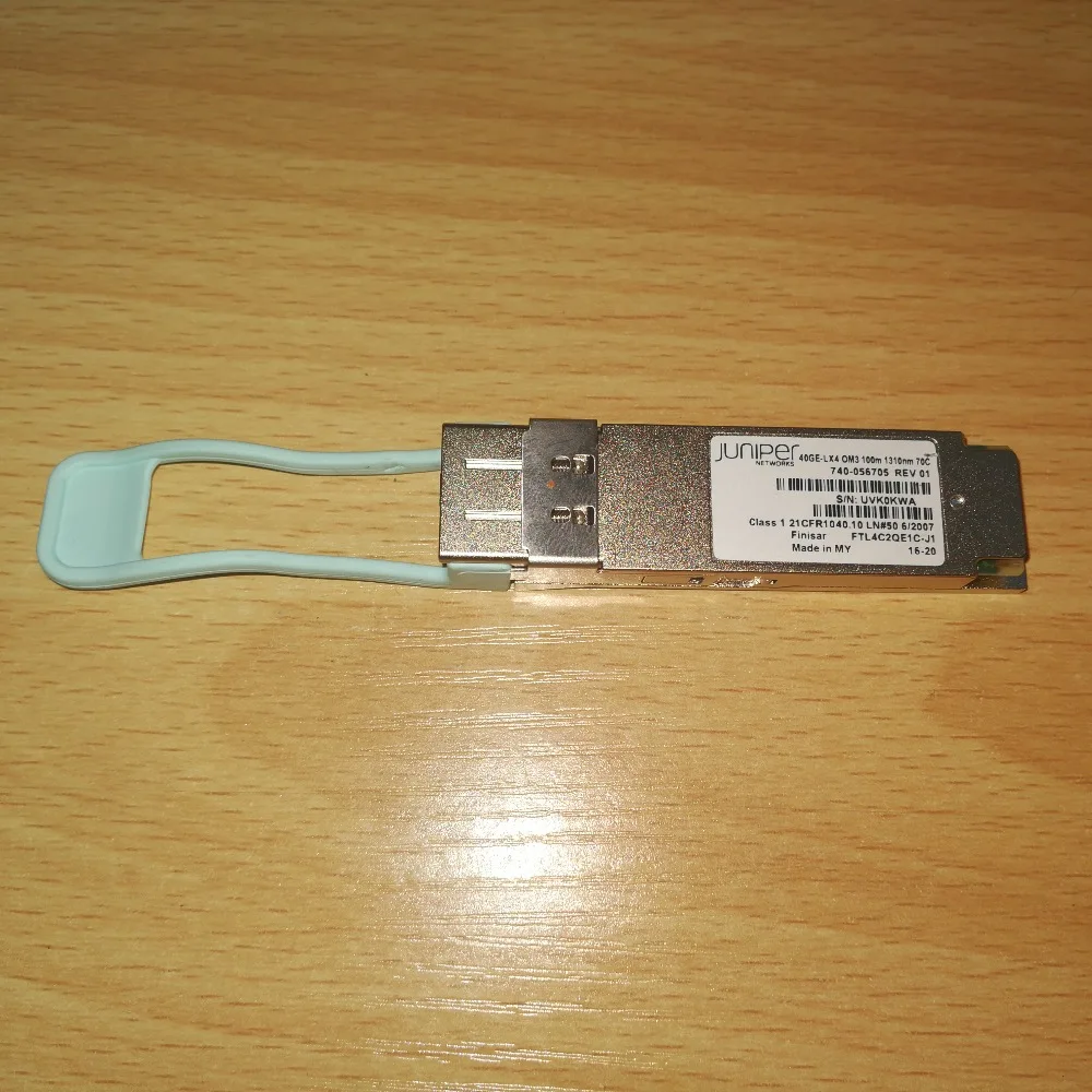 Juniper FTL4C2QE1C-J1 40GE-LX4 OM3 100m 1310nm 70C 740-056705 Fiber Optical Transceiver
Juniper FTL4C2QE1C-J1 40GE-LX4 OM3 100m 1310nm 70C 740-056705 Fiber Optical Transceiver