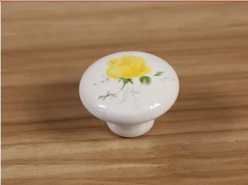 38mm yellow flower rural ceramic cabinet drawer cupboard dresser bedside table wardrobe wine cabinet shoes cabinet pulls knobs
38mm yellow flower rural ceramic cabinet drawer cupboard dresser bedside table wardrobe wine cabinet shoes cabinet pulls knobs