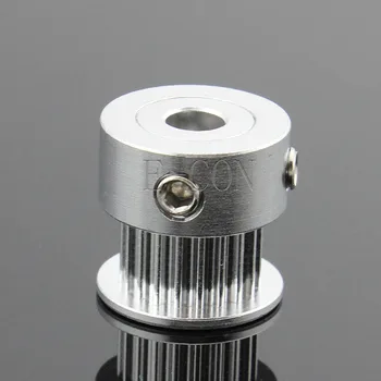 GT2 Timing Pulley Alumium 20 Teeth Bore 5mm/6mm/6.35mm/8mm Teeth width 7mm for Width 6mm GT2 Timing Belt and 3D Printer
GT2 Timing Pulley Alumium 20 Teeth Bore 5mm/6mm/6.35mm/8mm Teeth width 7mm for Width 6mm GT2 Timing Belt and 3D Printer