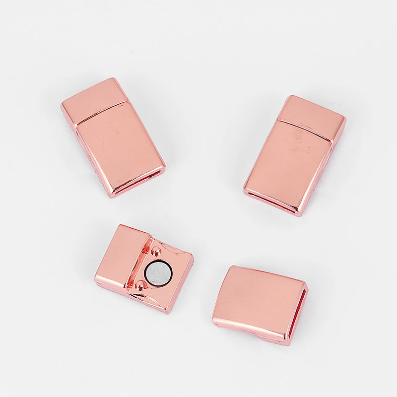 5pcs Rose Gold Flat Strong Magnetic Clasp For 5mm 10mm Flat Leather Cord Diy Bracelet Jewelry Making Findings Material
5pcs Rose Gold Flat Strong Magnetic Clasp For 5mm 10mm Flat Leather Cord Diy Bracelet Jewelry Making Findings Material