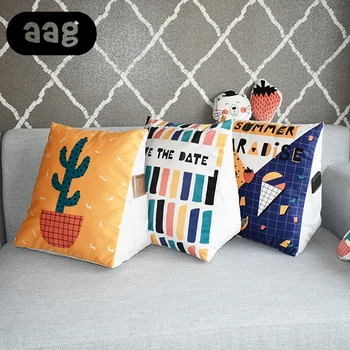 AAG Triangular Wedge Lumbar Support Cushion Lounger Couch Bed Backrest Reading Pillow Office Car Home Decor Chair Waist Pillow
AAG Triangular Wedge Lumbar Support Cushion Lounger Couch Bed Backrest Reading Pillow Office Car Home Decor Chair Waist Pillow