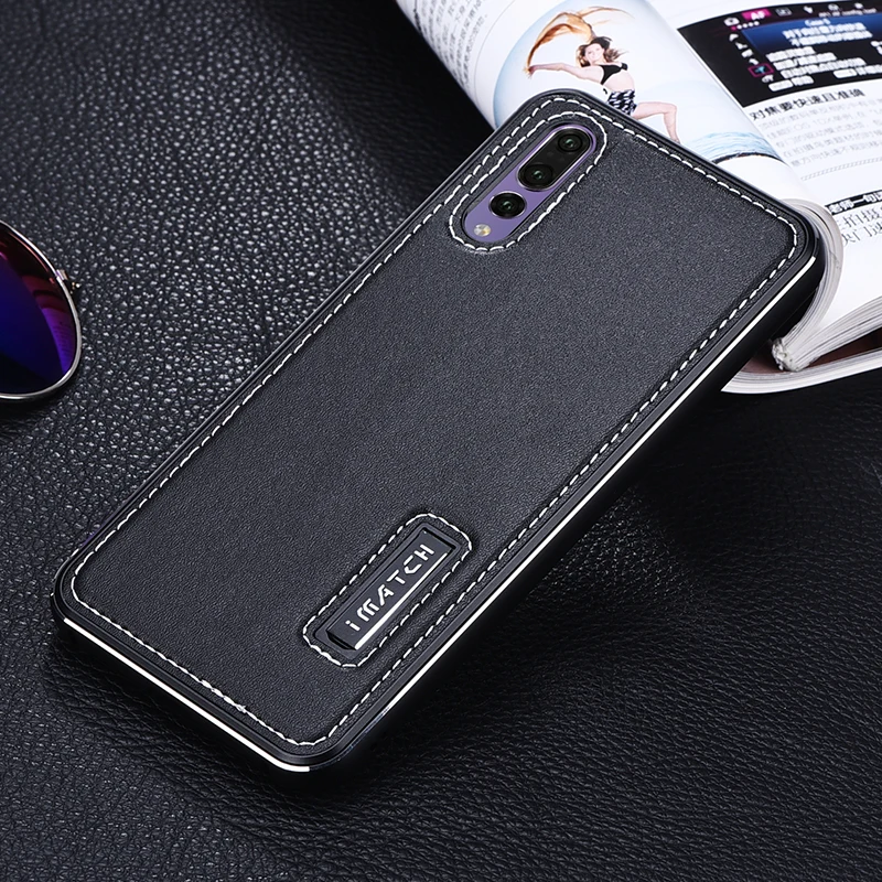 Original iMatch Genuine Leather Cover Aluminum Metal Bumper Case For Huawei P20/ P20 Pro Luxury Hard Shockproof Case
Original iMatch Genuine Leather Cover Aluminum Metal Bumper Case For Huawei P20/ P20 Pro Luxury Hard Shockproof Case