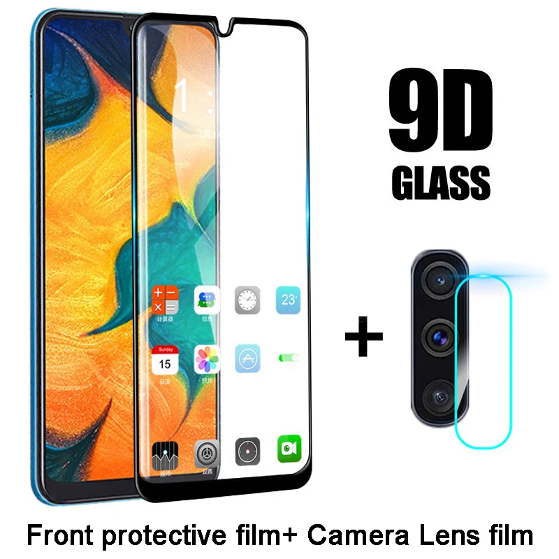 2-in-1 Camera Glass Samsun A50 9 H Tempered Glass Screen Protector for Samsung Galaxy A50 A30 A20 Glass Film Protective
2-in-1 Camera Glass Samsun A50 9 H Tempered Glass Screen Protector for Samsung Galaxy A50 A30 A20 Glass Film Protective