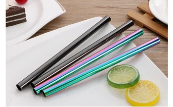 Food Grade 304 Stainless Steel Straight Drinking Straws Reusable Metal Smoothie Straws 12mmx215mm 100pcs
Food Grade 304 Stainless Steel Straight Drinking Straws Reusable Metal Smoothie Straws 12mmx215mm 100pcs