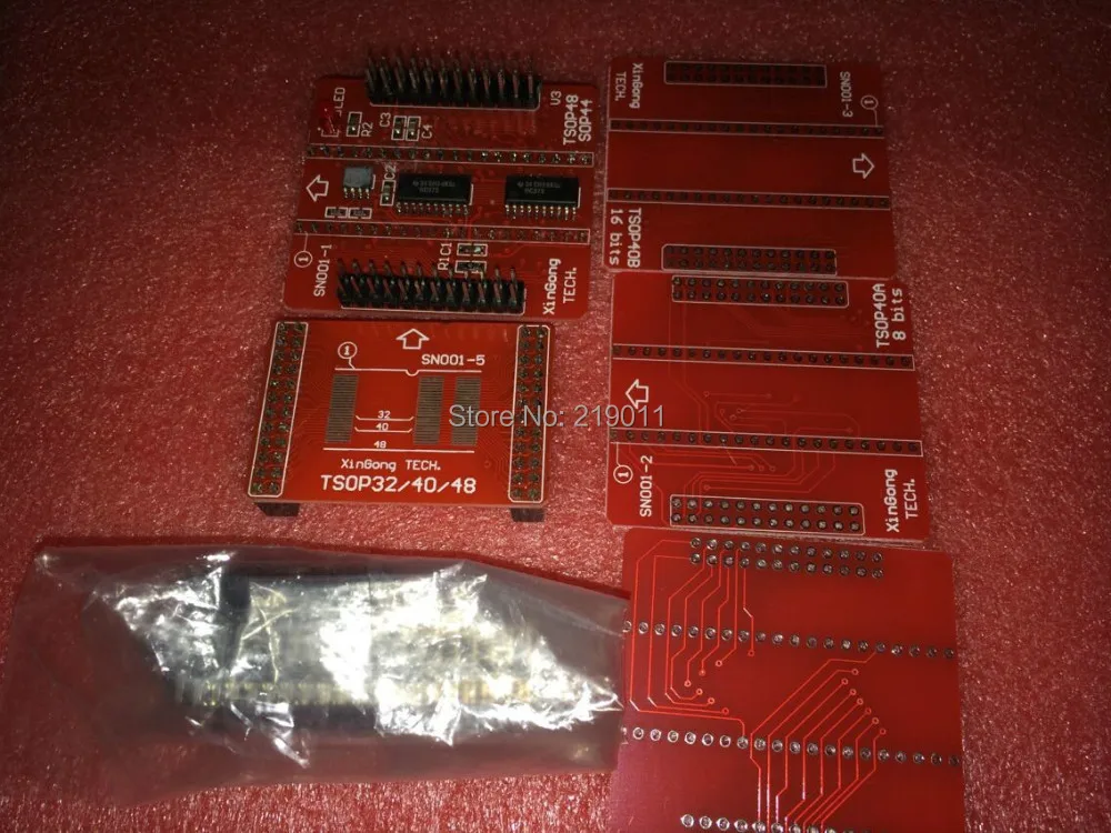 5pcs 100% original Adapters MiniPro TL866 Universal Programmer TSOP32 TSOP40 TSOP48 Sockets TL866A TL866CS SN001
5pcs 100% original Adapters MiniPro TL866 Universal Programmer TSOP32 TSOP40 TSOP48 Sockets TL866A TL866CS SN001
