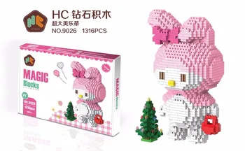 HC Mini Blocks Big size Hello cat DIY Building Toys Cute Melody valentine's day Girls Gifts Juguetes Model Toys 9025-9026
HC Mini Blocks Big size Hello cat DIY Building Toys Cute Melody valentine's day Girls Gifts Juguetes Model Toys 9025-9026