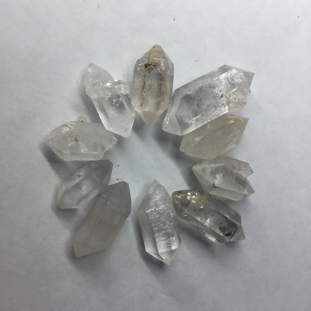 10ps a lot Natural Clear Crystal healing double points specimen fengshui gifts Tibet Stone
10ps a lot Natural Clear Crystal healing double points specimen fengshui gifts Tibet Stone