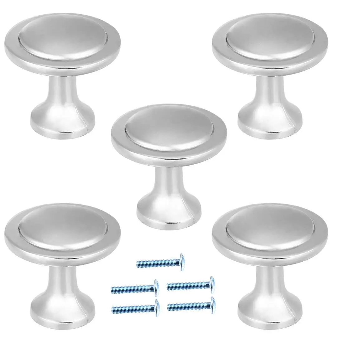 5pcs Hot Sale Zinc Alloy 1-inch(25mm) Round Pull Knob Silver Tone Cupboard Drawer Household Handle
5pcs Hot Sale Zinc Alloy 1-inch(25mm) Round Pull Knob Silver Tone Cupboard Drawer Household Handle