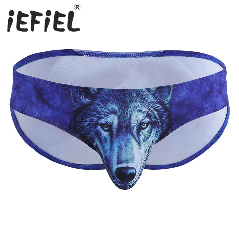 Newest Sexy Mens Lingerie 3D Wolf Leopard Animal Printing Thong & G string Bulge Pouch Fitness Gay Male Bikini Briefs Underwear
Newest Sexy Mens Lingerie 3D Wolf Leopard Animal Printing Thong & G string Bulge Pouch Fitness Gay Male Bikini Briefs Underwear