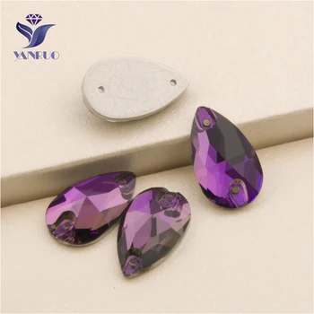 YANRUO 3230 All Sizes Amethyst Glass Stones Sew On Crystal Drop Strass Flatback Rhinestone For Handicrafts 
YANRUO 3230 All Sizes Amethyst Glass Stones Sew On Crystal Drop Strass Flatback Rhinestone For Handicrafts