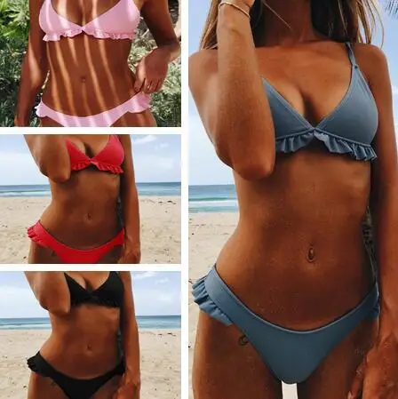 Women Bathing Suit Solid Color Brazillian Two Piece Bikini Swimsuit Sexy Thong High Cut Drop Shipping
Women Bathing Suit Solid Color Brazillian Two Piece Bikini Swimsuit Sexy Thong High Cut Drop Shipping
