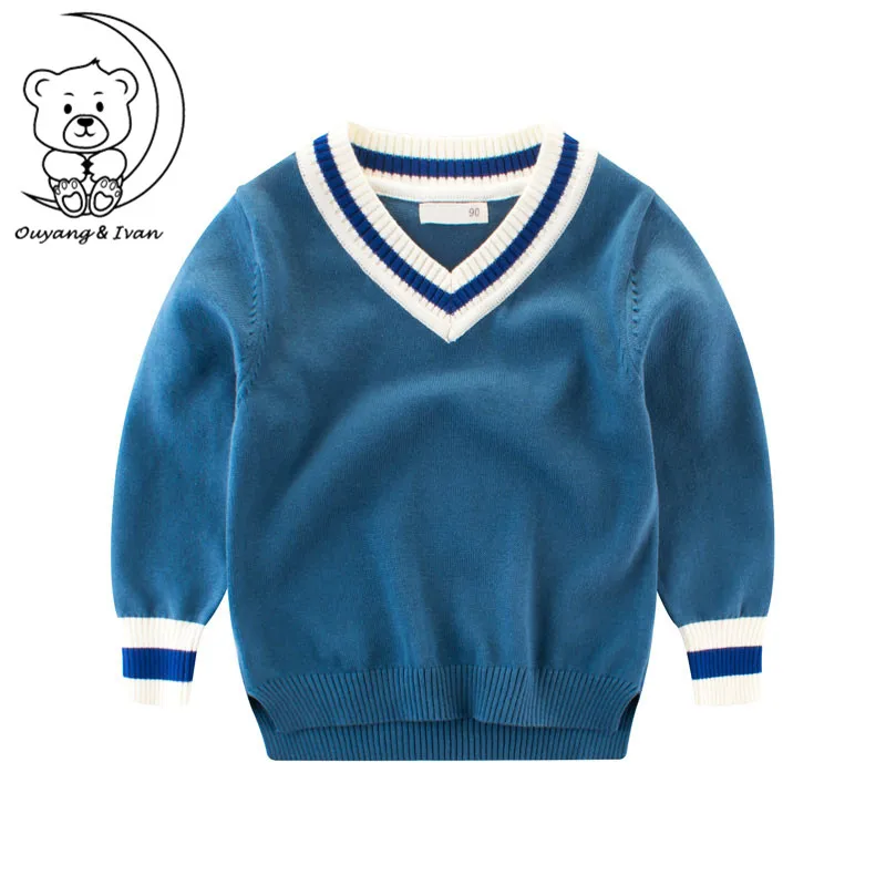 Autumn 2018 INS Explosion Children's Solid Color Sweater Boy Sweater Triangle Collar Cotton V-Neck Boys Clothes Kids Winter Tops
Autumn 2018 INS Explosion Children's Solid Color Sweater Boy Sweater Triangle Collar Cotton V-Neck Boys Clothes Kids Winter Tops