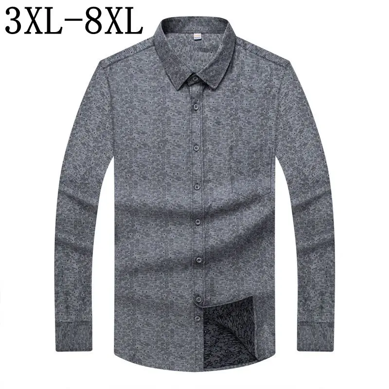 Plus Size 7XL 8XL 2018 New Arrival Men's Shirts Solid Loose Men Dress Shirts Long Sleeve Male Business Working Wear Casual Shirt
Plus Size 7XL 8XL 2018 New Arrival Men's Shirts Solid Loose Men Dress Shirts Long Sleeve Male Business Working Wear Casual Shirt