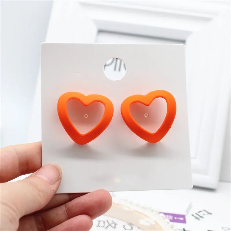 Korea New Design Fashion Modern Jewelry Sweet Acrylic Love Earrings Colorful Beach Party Earrings for women
Korea New Design Fashion Modern Jewelry Sweet Acrylic Love Earrings Colorful Beach Party Earrings for women
