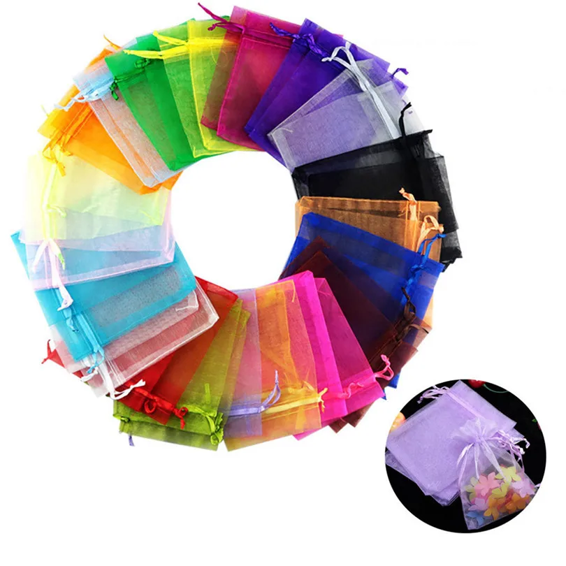 100pcs Beam Mini Storage Bag Organza Bags Luxury Quality Wedding Jewellery Gift Favour Pouch emballage cadeau gift wrap #4J20
100pcs Beam Mini Storage Bag Organza Bags Luxury Quality Wedding Jewellery Gift Favour Pouch emballage cadeau gift wrap #4J20