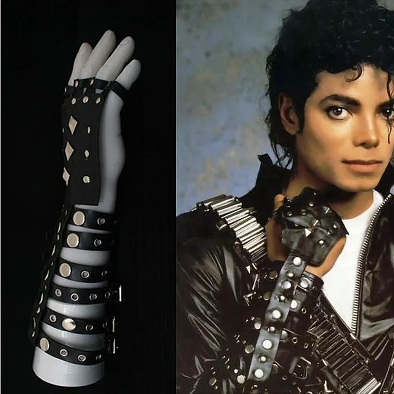 Rare PUNK Metal Michael Jackson BAD Rivet Black Leather Glove Right Hand Handmade 100% Collection
Rare PUNK Metal Michael Jackson BAD Rivet Black Leather Glove Right Hand Handmade 100% Collection