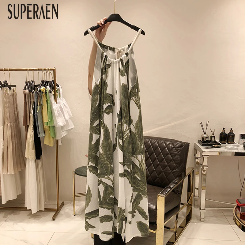 SuperAen 2019 Summer New Sleeveless Print Dress Women Fashion Casual Wild Ladies Dress Korean Style Cotton Women Clothing
SuperAen 2019 Summer New Sleeveless Print Dress Women Fashion Casual Wild Ladies Dress Korean Style Cotton Women Clothing