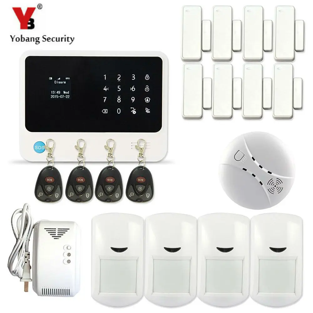 YobangSecurity WIFI Alarm System G90B Touch Keypad Home Security Alarm System Android IOS APP Gas Leakage Smoke Detector
YobangSecurity WIFI Alarm System G90B Touch Keypad Home Security Alarm System Android IOS APP Gas Leakage Smoke Detector