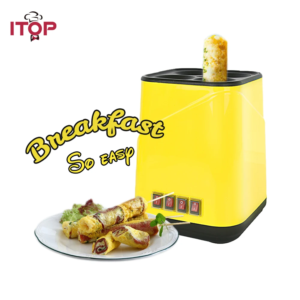 ITOP Vertical Multifunction Fried Egg Breakfast Egg Roll Sausage Machine Egg Cup Remove Plug Not Sticky Pot Food Processors 
ITOP Vertical Multifunction Fried Egg Breakfast Egg Roll Sausage Machine Egg Cup Remove Plug Not Sticky Pot Food Processors