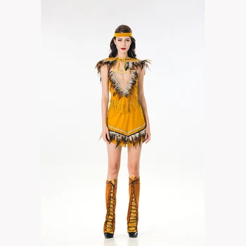 Free Shipping Sexy Women's Fringed Native Indians Princess of Savage Forests Hunter Costume Set Cosplay For Halloween Party M XL
Free Shipping Sexy Women's Fringed Native Indians Princess of Savage Forests Hunter Costume Set Cosplay For Halloween Party M XL