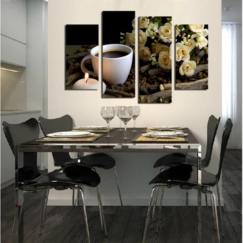 4 Panel Modern Printed Coffee Rose Flower Painting Picture Cuadros Canvas Art Wall Pictures For Living Room No Frame Interior
4 Panel Modern Printed Coffee Rose Flower Painting Picture Cuadros Canvas Art Wall Pictures For Living Room No Frame Interior