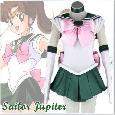 Full set Anime Soldier Sailor Moon Uniform Sailor Jupiter Dress Japanese Cosplay Kino Makoto Costume halloween plus Custom Size
Full set Anime Soldier Sailor Moon Uniform Sailor Jupiter Dress Japanese Cosplay Kino Makoto Costume halloween plus Custom Size