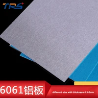 5pcs/lot model metal plate for car chassis production DIY model material aluminum sheet 6061 aluminum board image