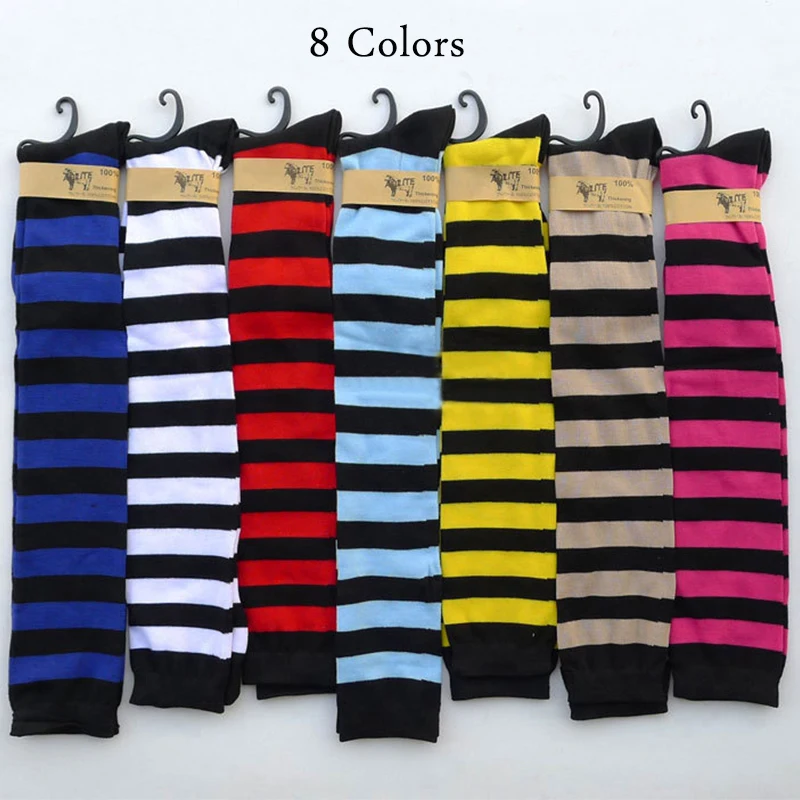 ROLECOS Brand Cotton Stocking Garterbelt Red Blue Purple Black White Women Thigh High Warm Striped Stocking
ROLECOS Brand Cotton Stocking Garterbelt Red Blue Purple Black White Women Thigh High Warm Striped Stocking