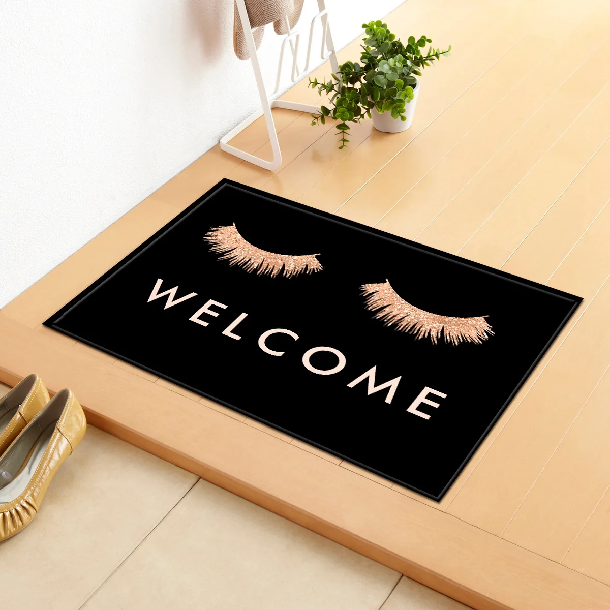 Welcome Black Bath Mat Bathroom Carpet Water Absorption Rug Shaggy Memory Foam 40*60cm India Kitchen Doormat Floor Blanket
Welcome Black Bath Mat Bathroom Carpet Water Absorption Rug Shaggy Memory Foam 40*60cm India Kitchen Doormat Floor Blanket