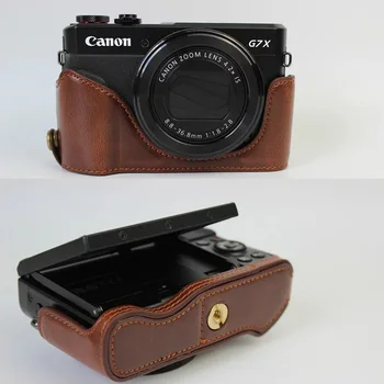 PU Leather Camera Half Set Cover Case For Canon Powershot G7 X Mark II G7X Mark 2 G7X2 Hard Camera Bag Half Body Case
PU Leather Camera Half Set Cover Case For Canon Powershot G7 X Mark II G7X Mark 2 G7X2 Hard Camera Bag Half Body Case