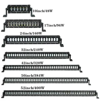 OTBS Single Row 10 17 24 32 42 50 52 Inch offroad Led Work Light Bar 4X4 4WD Truck Double Beam LED Bar Lights 12V 24V Trailer
OTBS Single Row 10 17 24 32 42 50 52 Inch offroad Led Work Light Bar 4X4 4WD Truck Double Beam LED Bar Lights 12V 24V Trailer