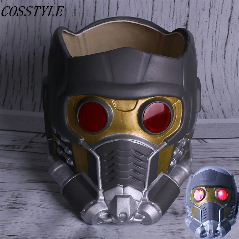 2018 Avengers Infinity War Cosplay Star-Lord Helmet Lights Eyes Halloween Latex Mask Superhero Cos Guardians of the Galaxy Props 
2018 Avengers Infinity War Cosplay Star-Lord Helmet Lights Eyes Halloween Latex Mask Superhero Cos Guardians of the Galaxy Props