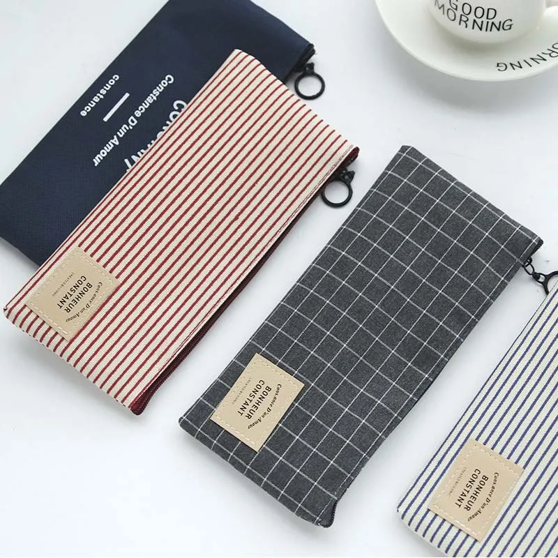 School Pencil Bag Canvas Office School Supplies School pencilcase Writing Accessories Stationery Pencil Case Pen Bag
School Pencil Bag Canvas Office School Supplies School pencilcase Writing Accessories Stationery Pencil Case Pen Bag